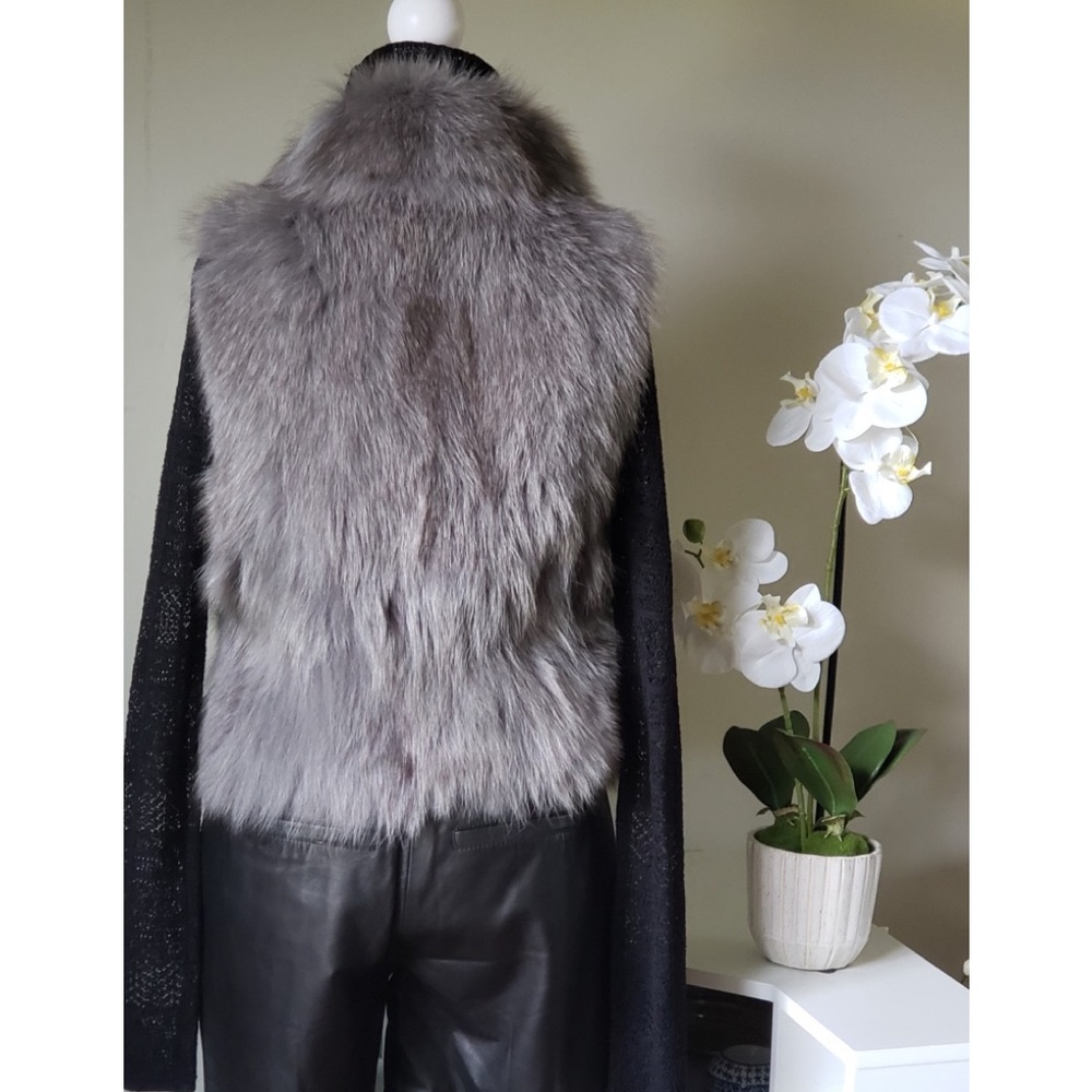 Pre-owned Reversible and Multiple Ways to Wear Fur & Leather Vest in XLNT Cond. - Picture 5 of 15